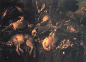 Natura Morta Di Cacciagione by Felice Boselli