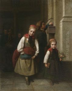 Am Opferstock by Karl Friedrich Boser