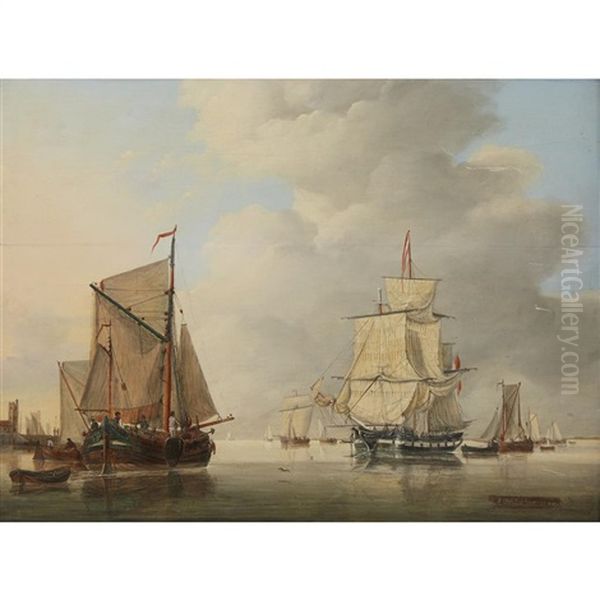 Ships In Harbor - view 1