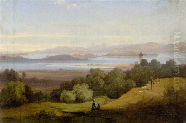 Blick Auf Den Chiemsee - view 1
