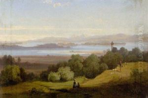 Blick Auf Den Chiemsee