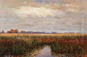 Migrating Geese by Robert Ward Van Boskerck