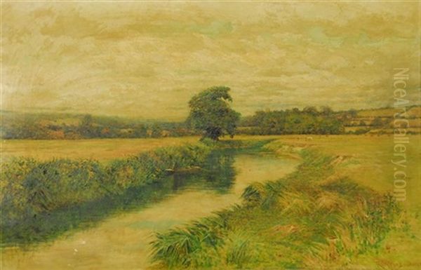 Fisherman In A Pastoral Landscape - view 1