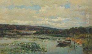 The Lily Pond by Robert Ward Van Boskerck