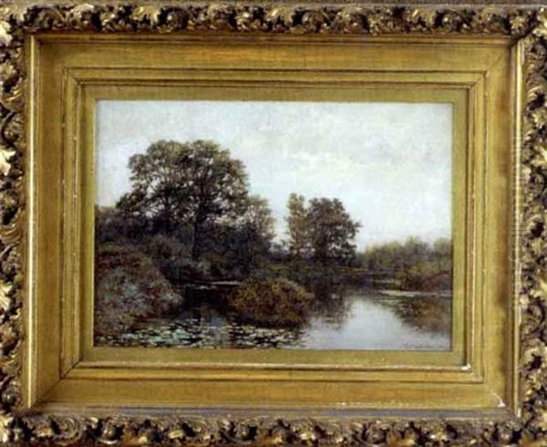 Landscape With Trees And River - view 1