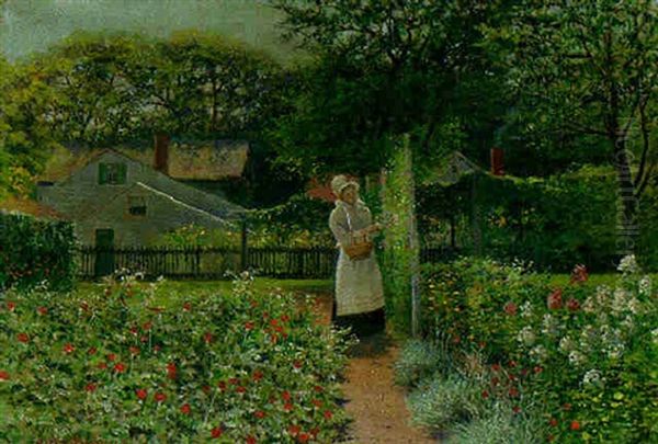 Picking Berries In The Garden - view 1