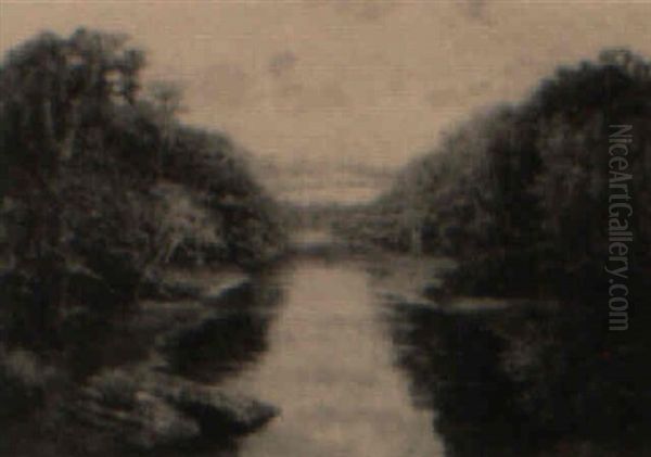 River Near Woodstock, Vermont - view 1