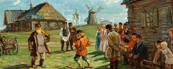 A Village Scene - view 1