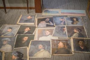 A Collection Of 29 Unstretched Paintings by Frederick Andrew Bosley