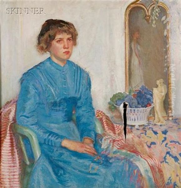 Girl In Blue (or The Little Deaf Girl) - view 1