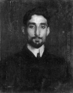 Portrait Of A Young Man by Frederick Andrew Bosley