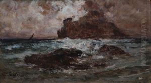 Mareggiata by Giacinto Corsi Di Bognasco