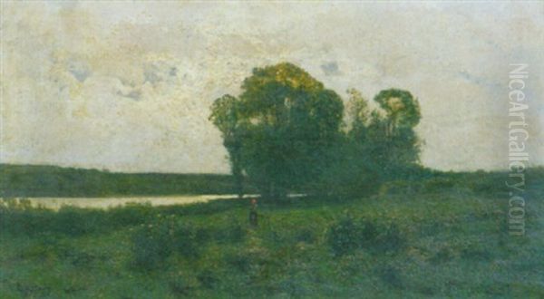 Paesaggio Fluviale Con Figure - view 1