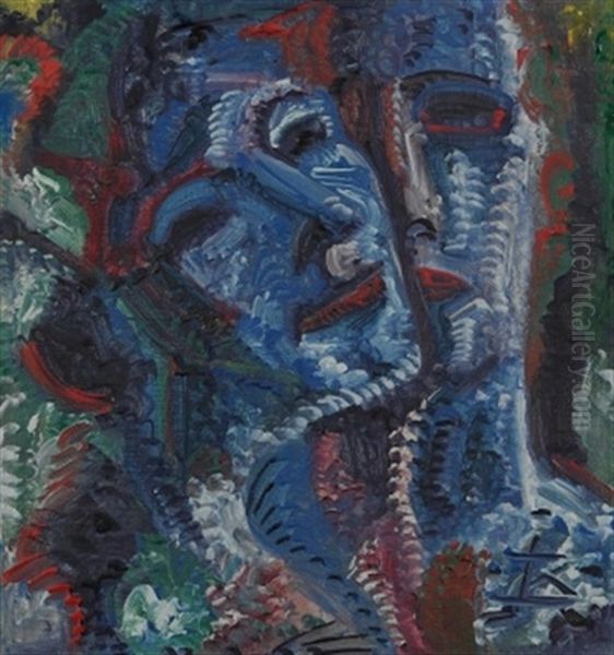 Blaue Kopfstudie - view 1