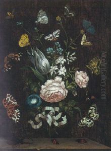 Still Life Of Flowers by Ambrosius Bosschaert the Elder