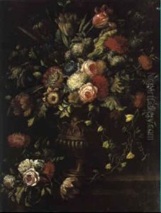 Stilleben Von Blumen by Jan-Baptiste Bosschaert
