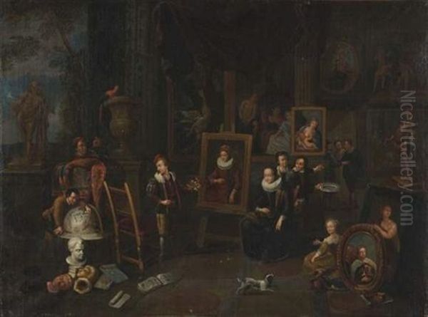 L'atelier Du Peintre (+ L'atelier Du Sculpteur; Pair) - view 1