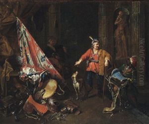 Wachstubenszene by Balthasar Van Den Bossche