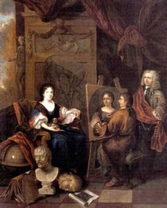 The Artist's Studio by Balthasar Van Den Bossche