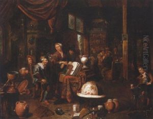 The Alchemist by Balthasar Van Den Bossche