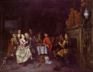 Le Repas Galant by Balthasar Van Den Bossche