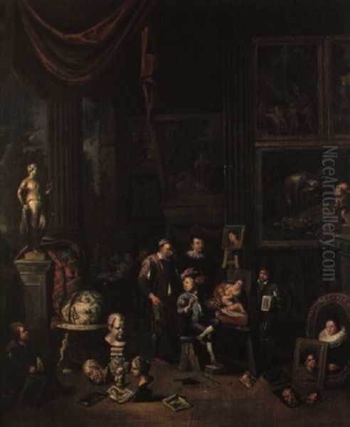 Le Peintre Dans Son Atelier - view 1