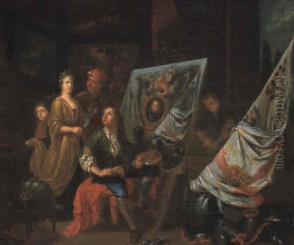 Le Peintre Dans Son Atelier - view 1