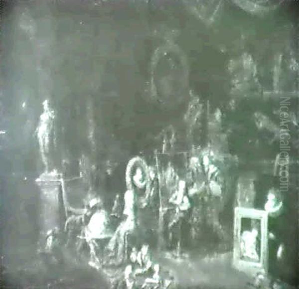 The Interior Of An Artists Studio - view 1