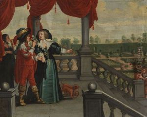 Allegorien Der Funf Sinne (5 Works) by Abraham Bosse