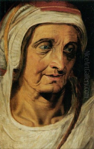 The Head Of An Elderly Woman - view 1