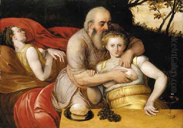 Lot And His Daughters - view 1