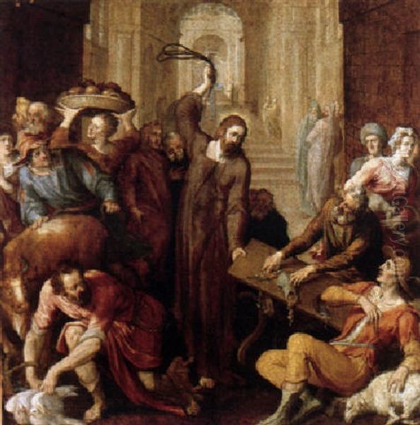 Christ Driving The Money Lenders From The Temple - view 1