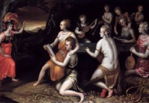 Minerva And The Nine Muses