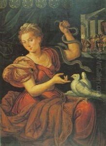 A Personification Of Peace And Wisdom