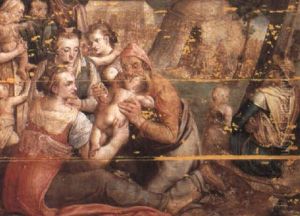Laban Blessing His Daughters Before Departing From Mt. Gilead?