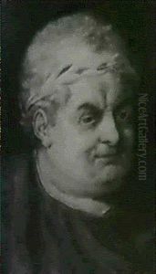 A Portrait Of The Head Of Caesar Vitellius