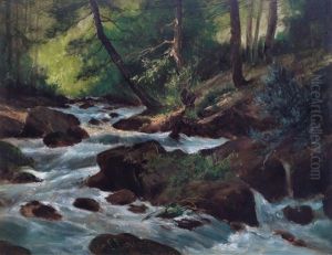 Ruscello Nel Bosco by Francesco Bosso