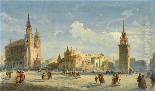 Mariacki Square With The Cloth Hall, Cracow - view 1