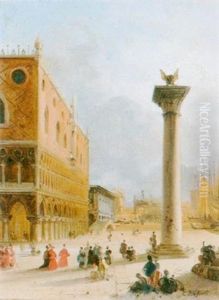 Ansicht Von Venedig by Carlo Bossoli