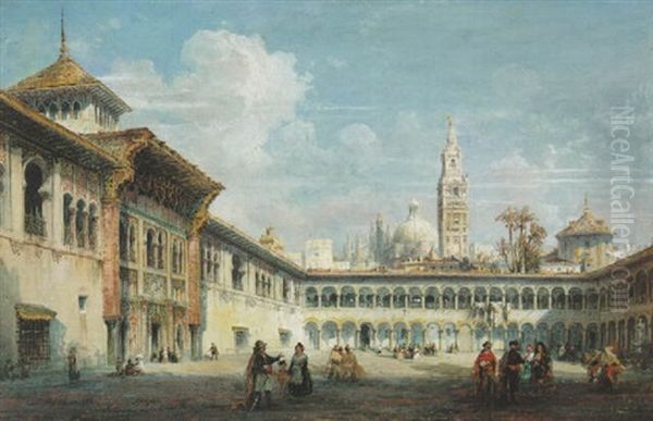 The Alcazar And The Giralda, Sevilla - view 1