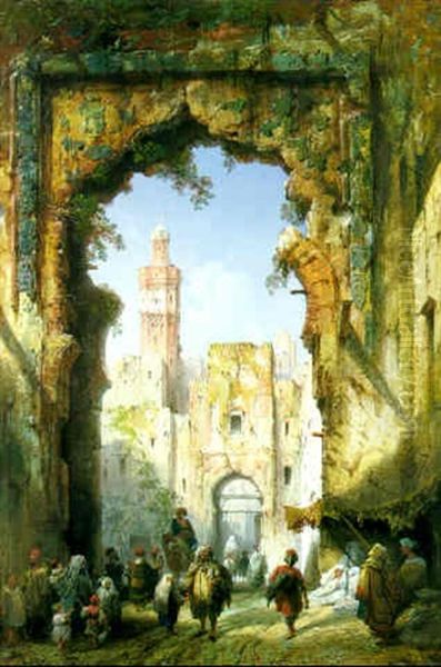 Gateway In An Arab Town - view 1