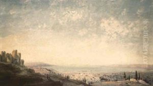 Smyrna From The Citadel On Mount Pagus, The Cesme Peninsula...