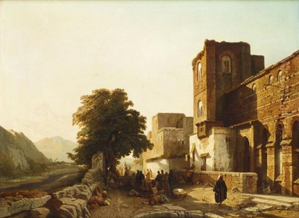 La Halte Aupres Des Ruines - view 1