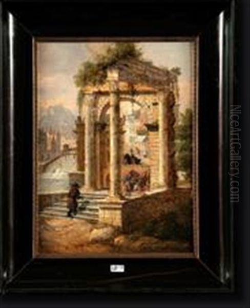 Paysage Anime Aux Ruines - view 1