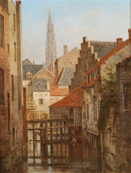 Vue De La Senne A Bruxelles - view 1