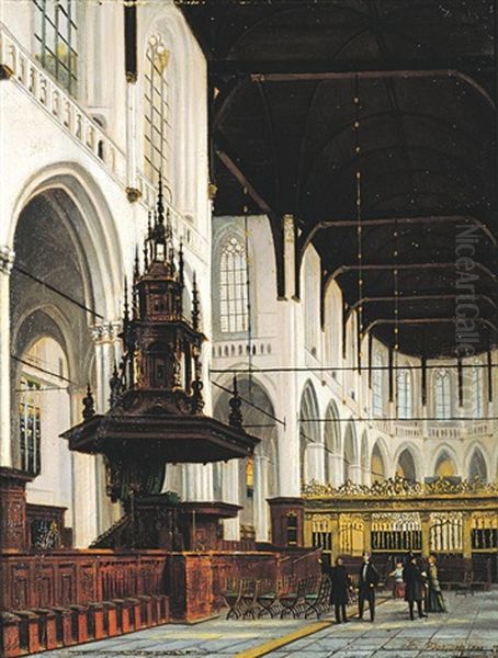 Interieur Nieuwe Kerk Te Amsterdam - view 1