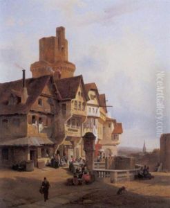 Vue A Caen (normandie)