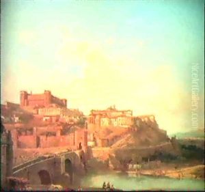 Vue De Tolede Animee by Francois Antoine Bossuet