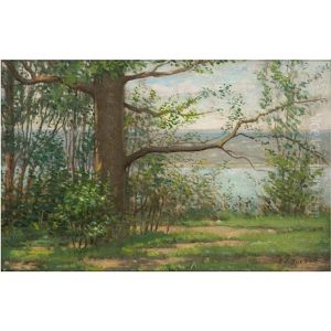 View Of The Hudson by Frederick James Boston