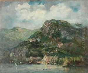 Impressionistic Landscape Of A Pond Impressionistic Landscape Of A Pond